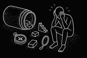 Jag bytte ut mitt pillermissbruk mot ’personlig utveckling’ – och mådde fortfarande skit.